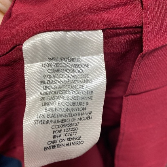 Alice + Olivia Clare Long-Sleeve Burgundy Turtleneck Dress with Belt NWT - Picture 8 of 8